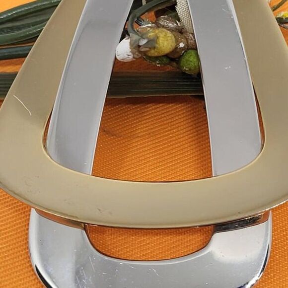 Vintage Napier, Silver and Gold Tone Stamped Pendent - Picture 1 of 5